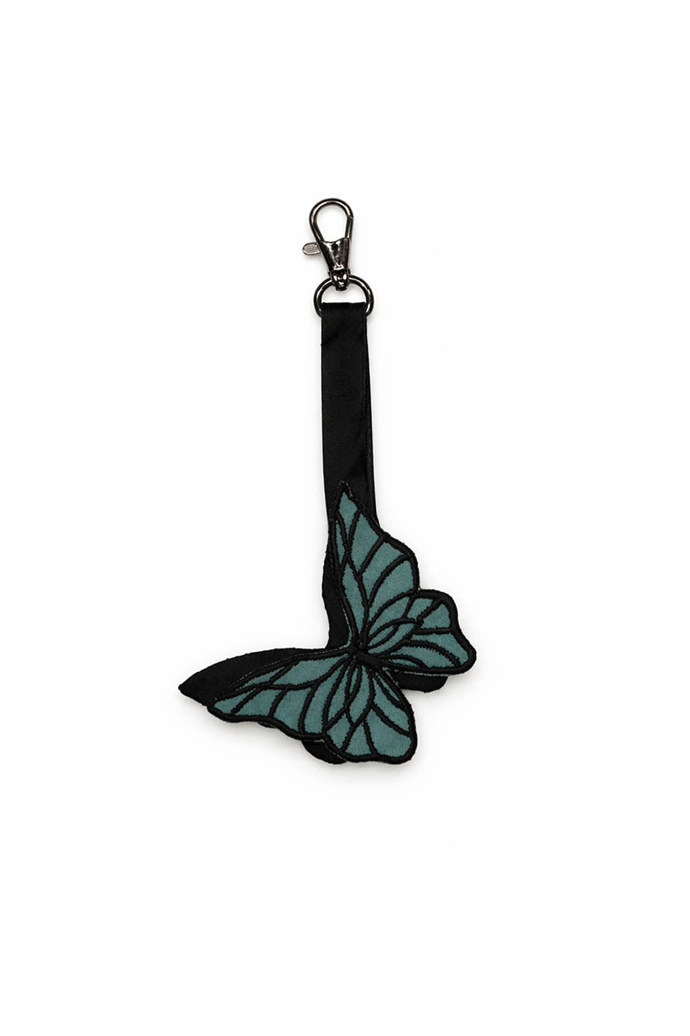 Embroidered Butterfly Charm