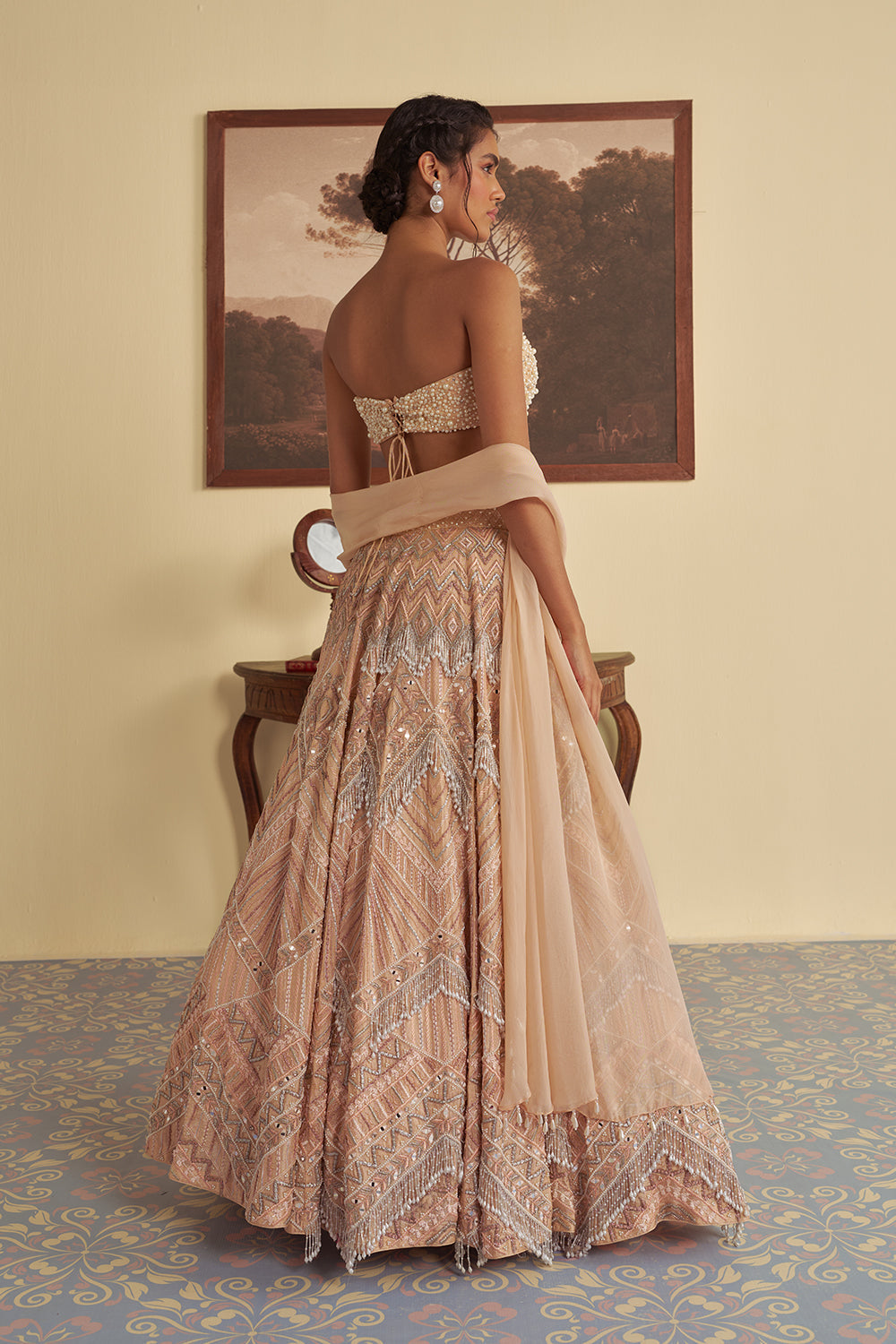 Evelina Pearl lehenga