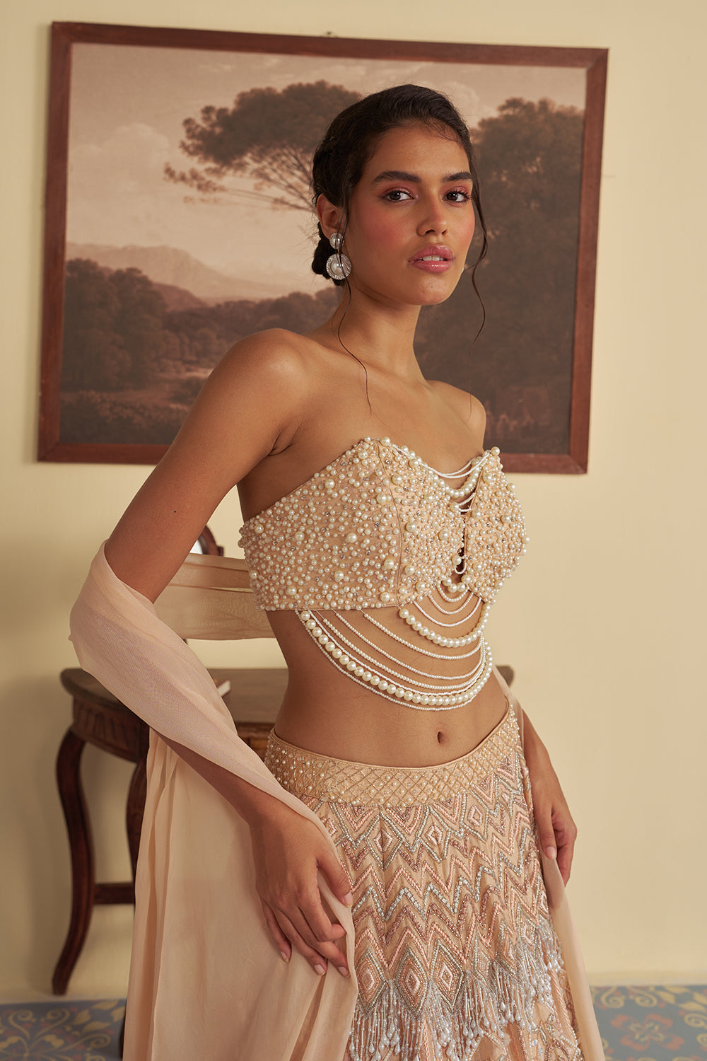 Evelina Pearl lehenga