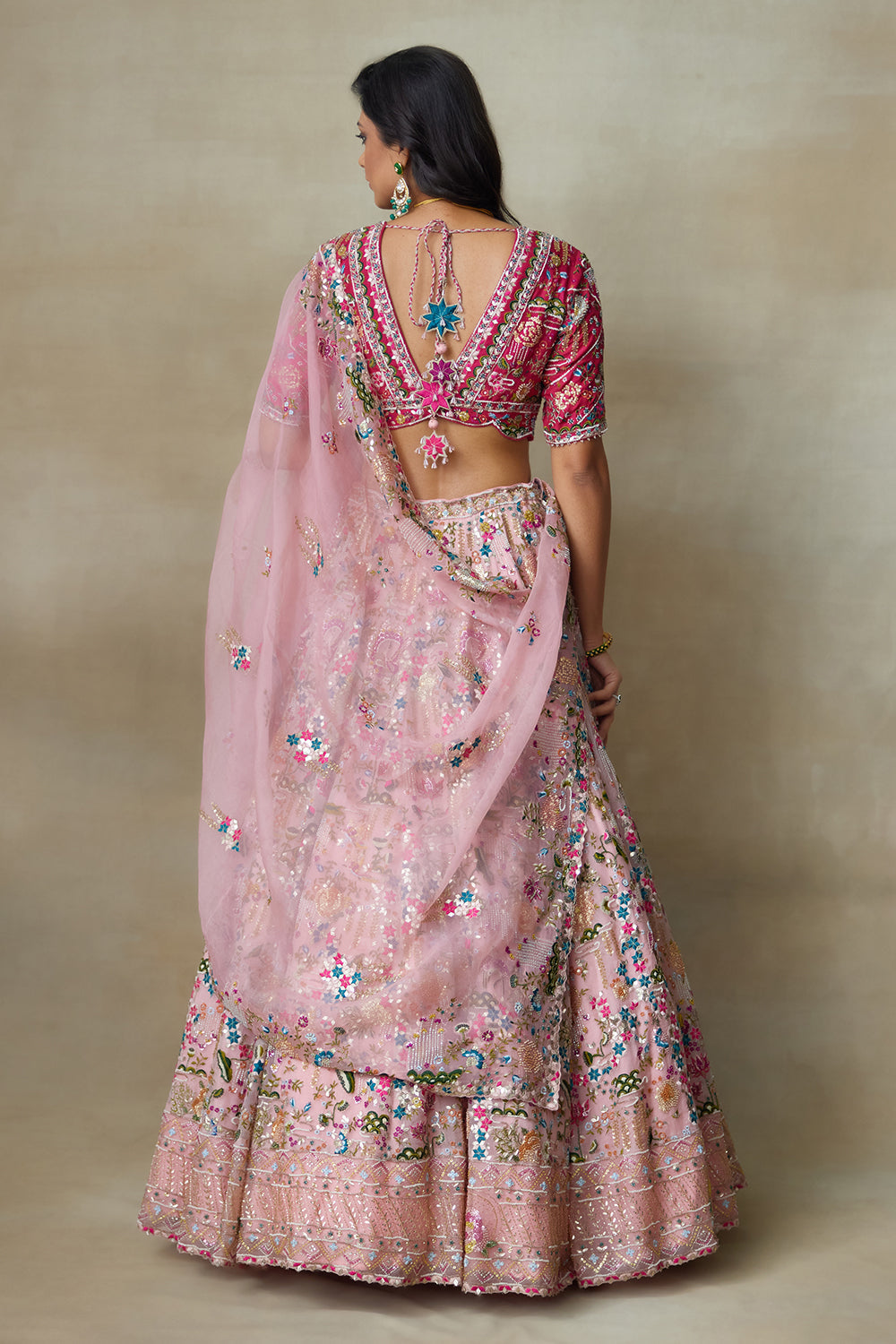 Flamingo Lehenga Set