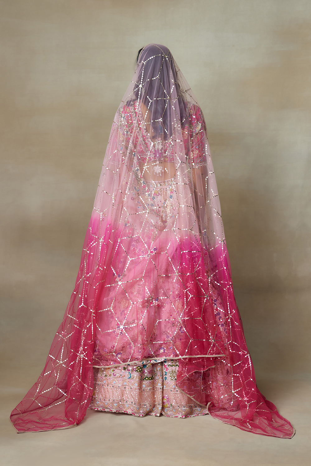 Flamingo Lehenga Set