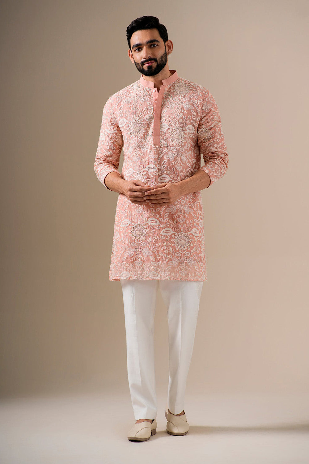 Floral Blush Kurta Set