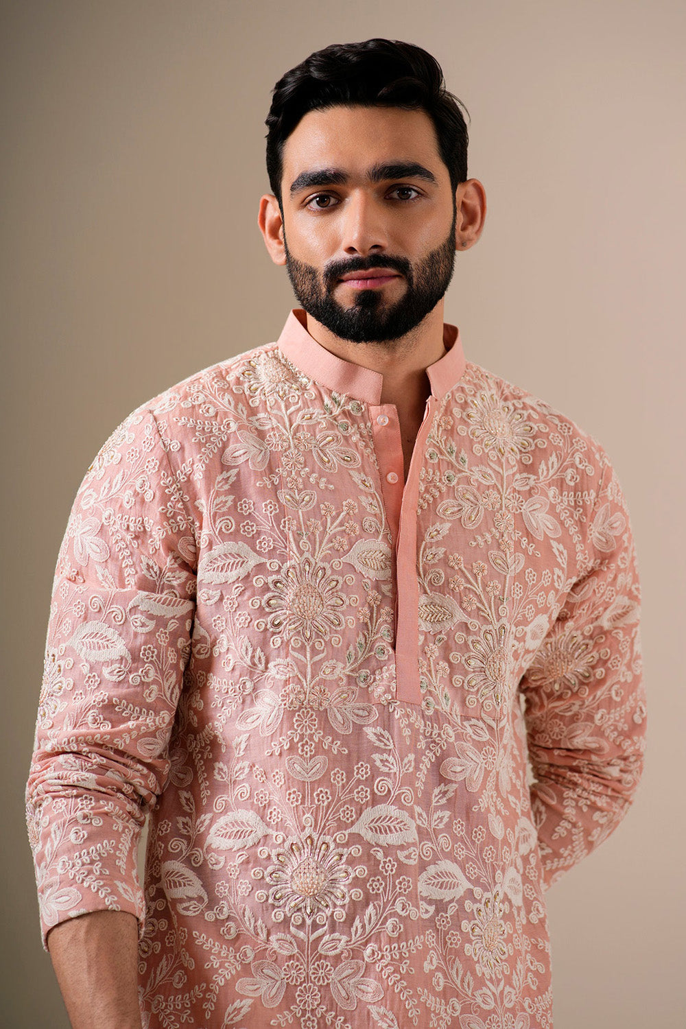 Floral Blush Kurta Set