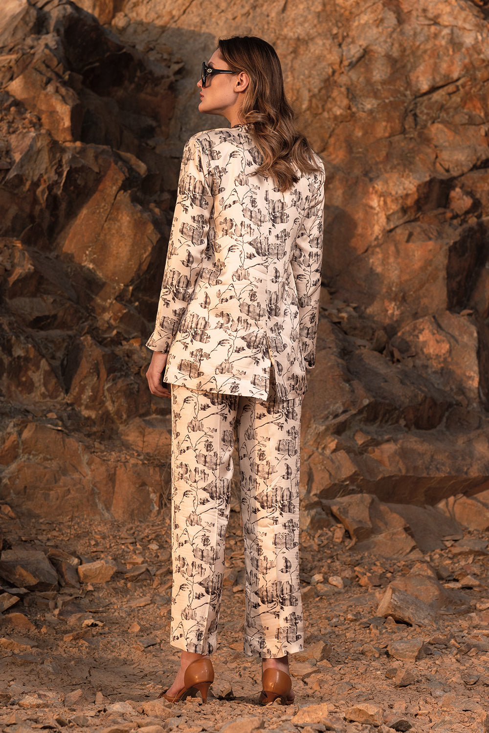 Floral Reverie Long Blazer