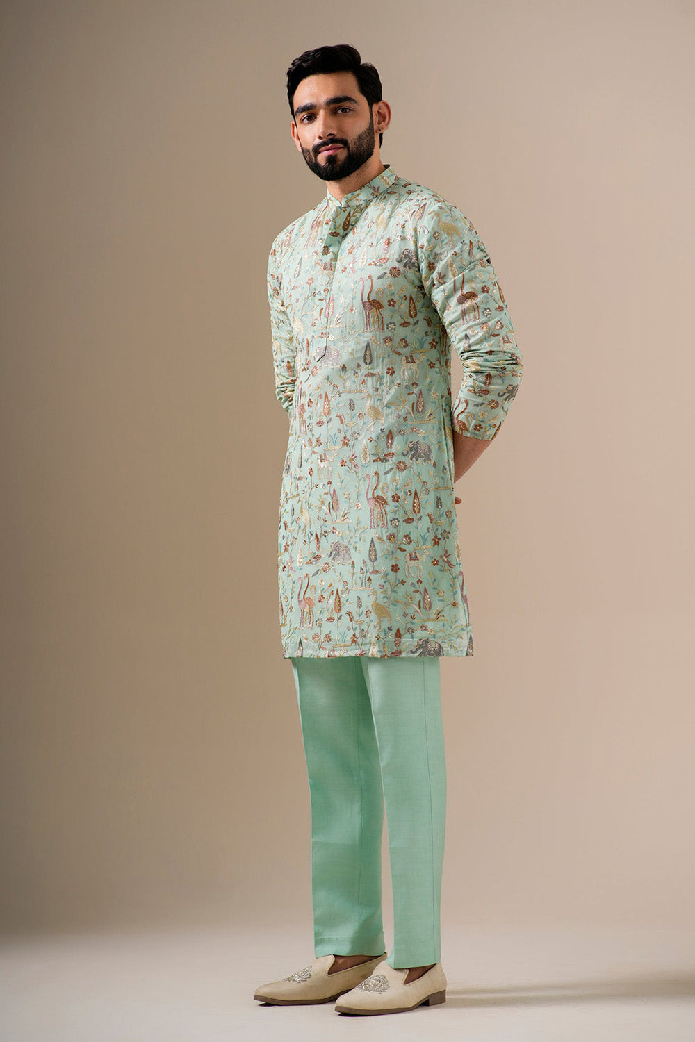 Forest Fauna Kurta Set