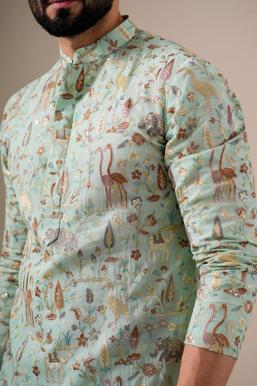 Forest Fauna Kurta Set