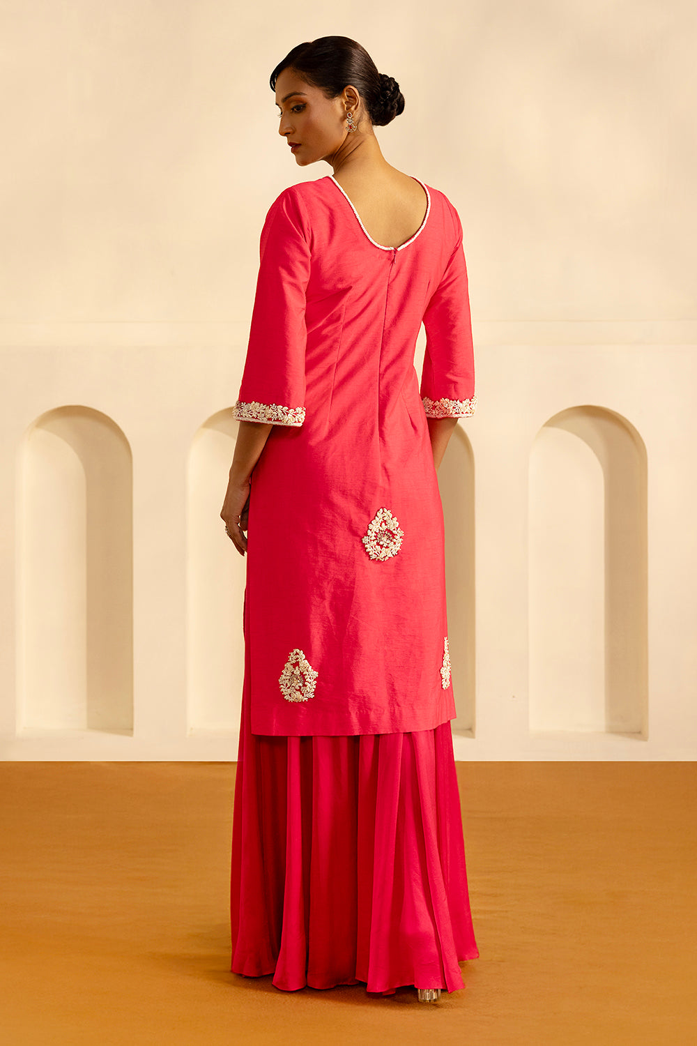 Fuchsia Sharara Set