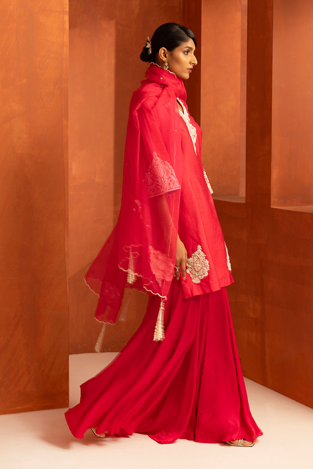 Fuchsia Sharara Set