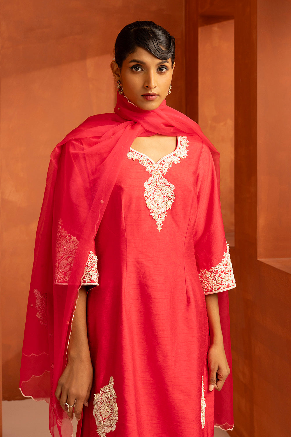 Fuchsia Sharara Set