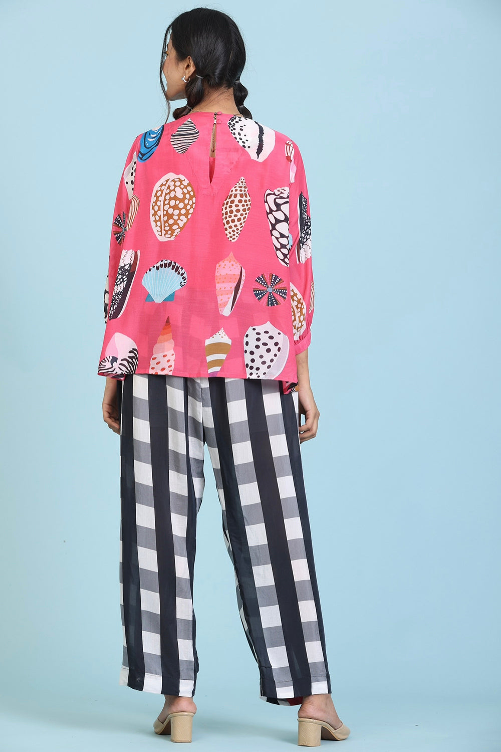 Fushcia Pant Set
