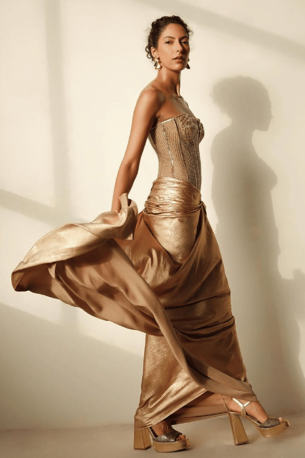 Gilded Gold Gown