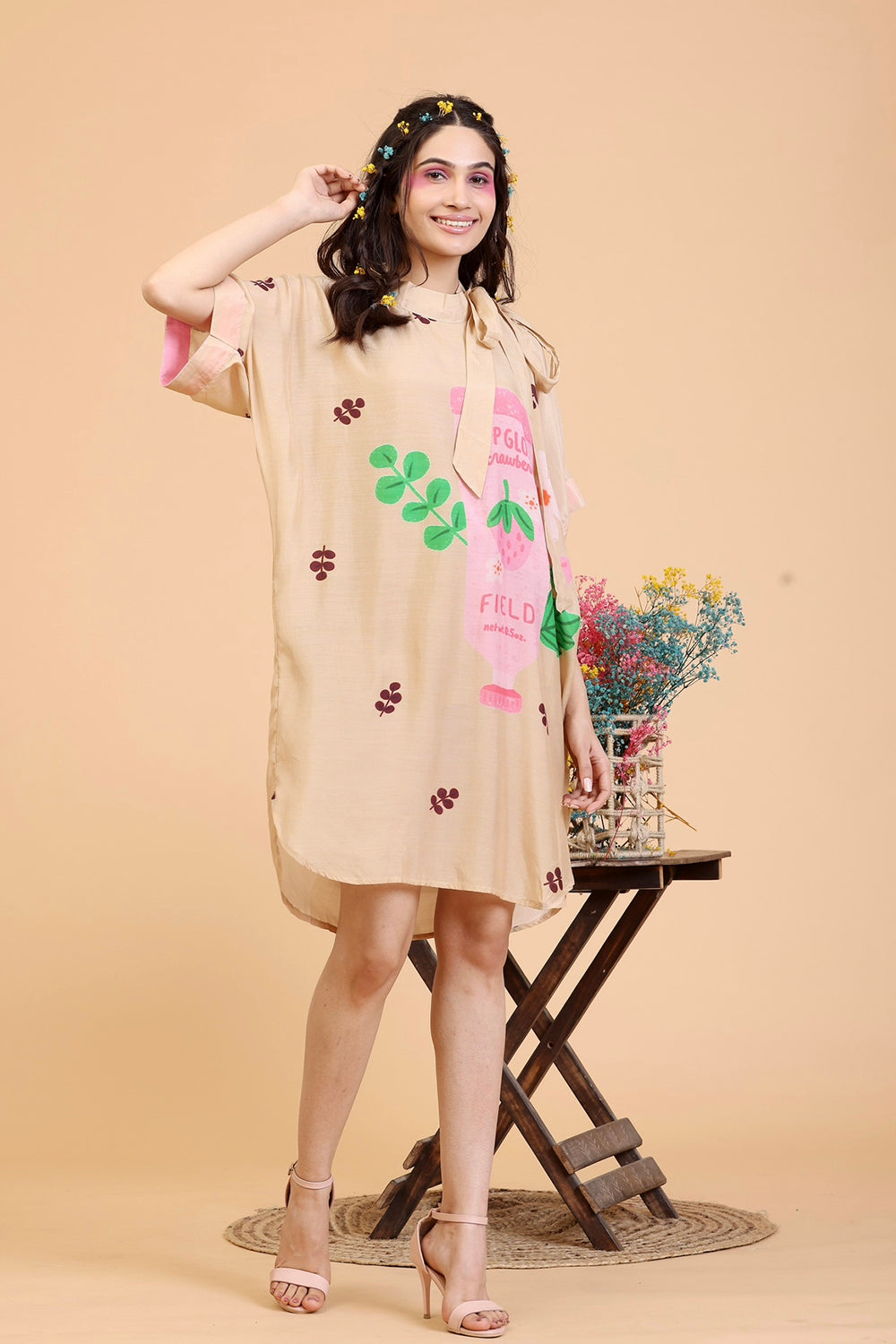 Golden Beige Dress