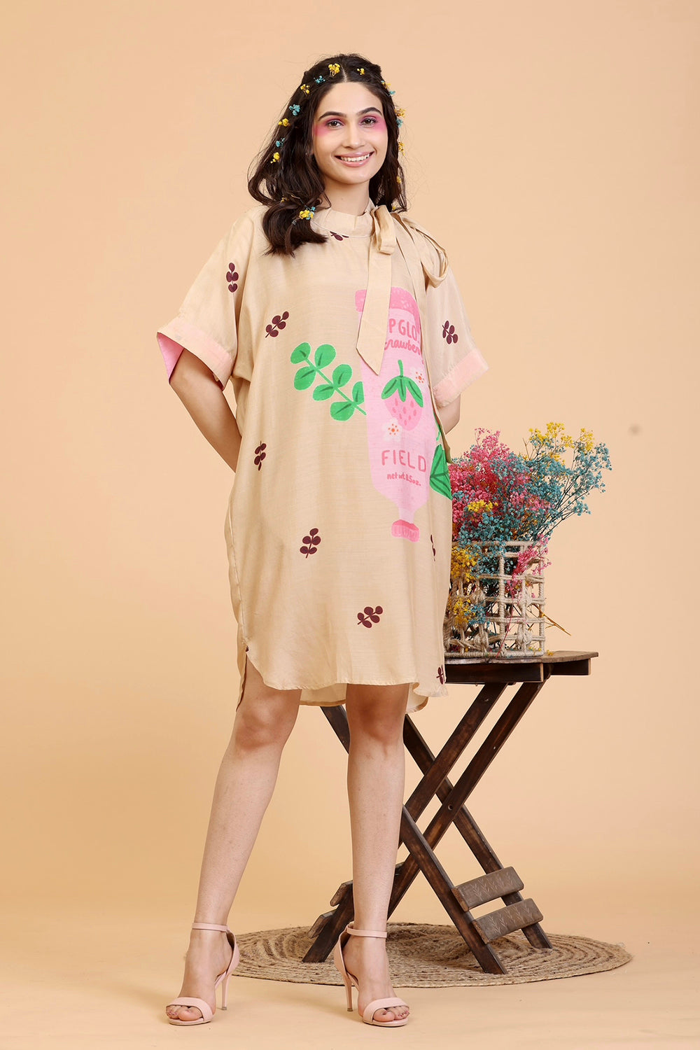 Golden Beige Dress