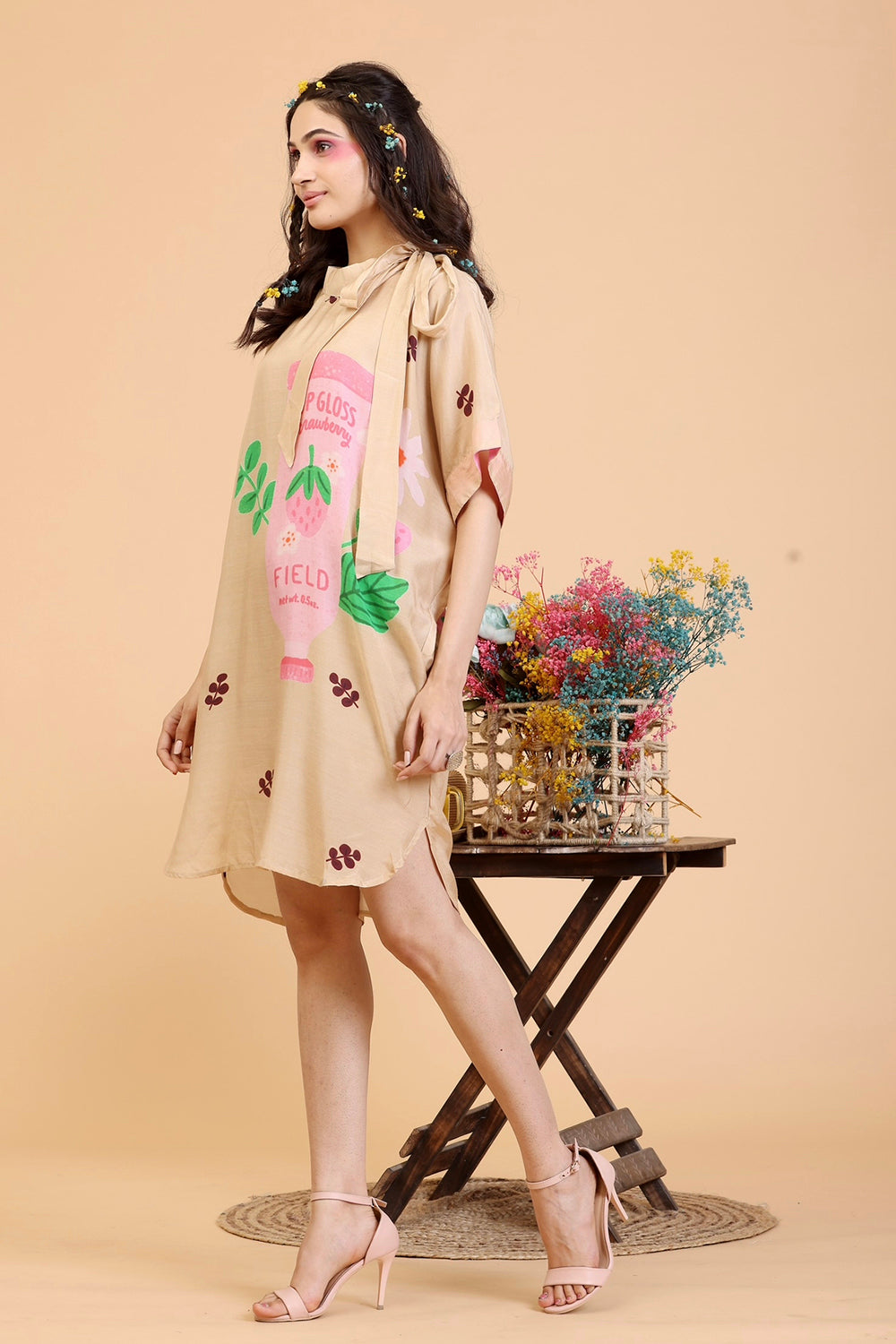 Golden Beige Dress