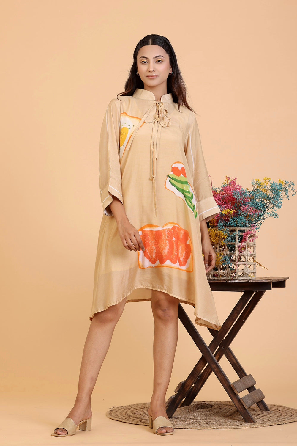 Golden Beige Dress