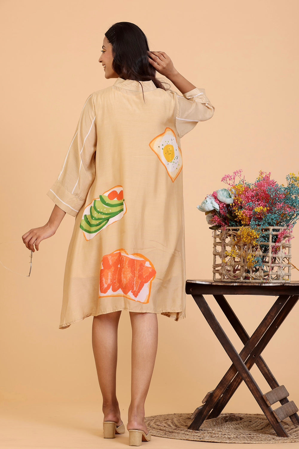 Golden Beige Dress