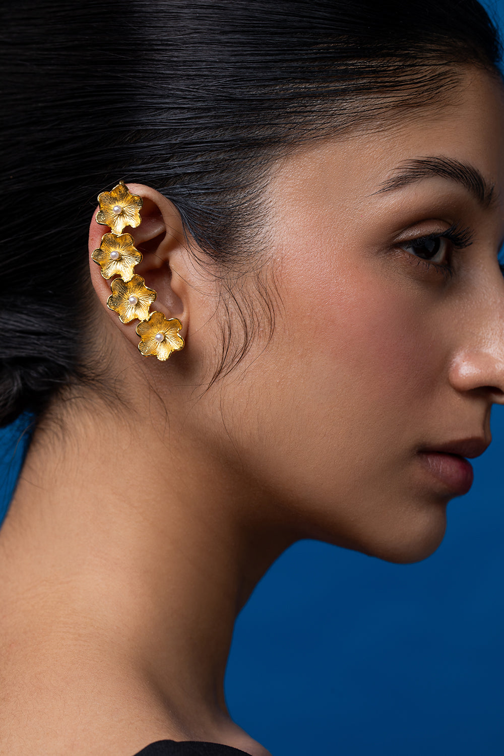 Golden Garland Ear Cuff