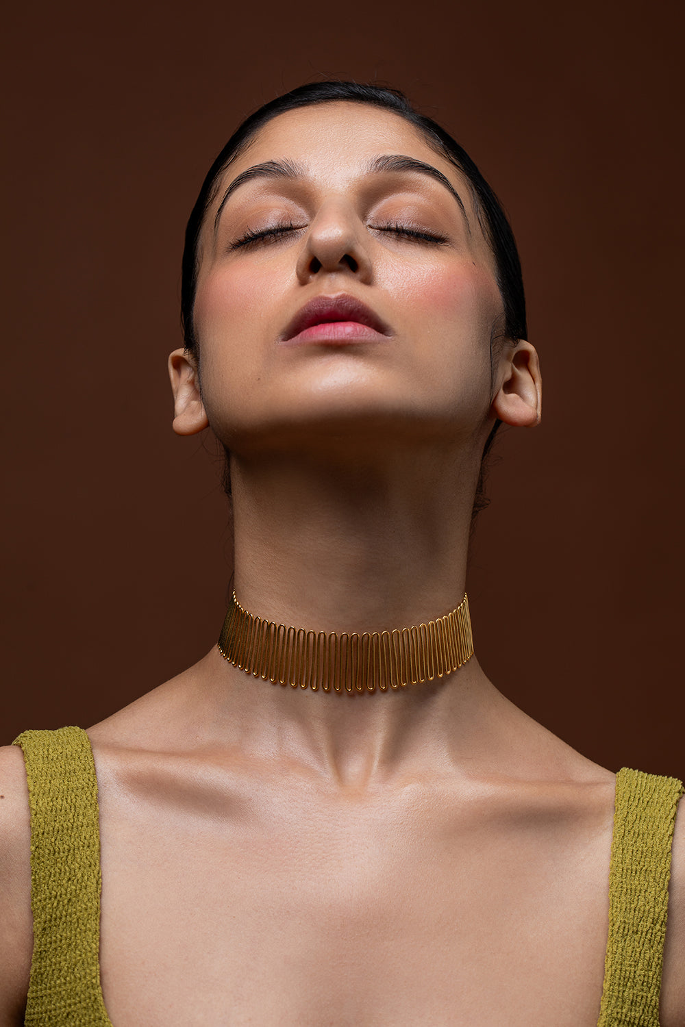 Golden Spiral Meadow Choker