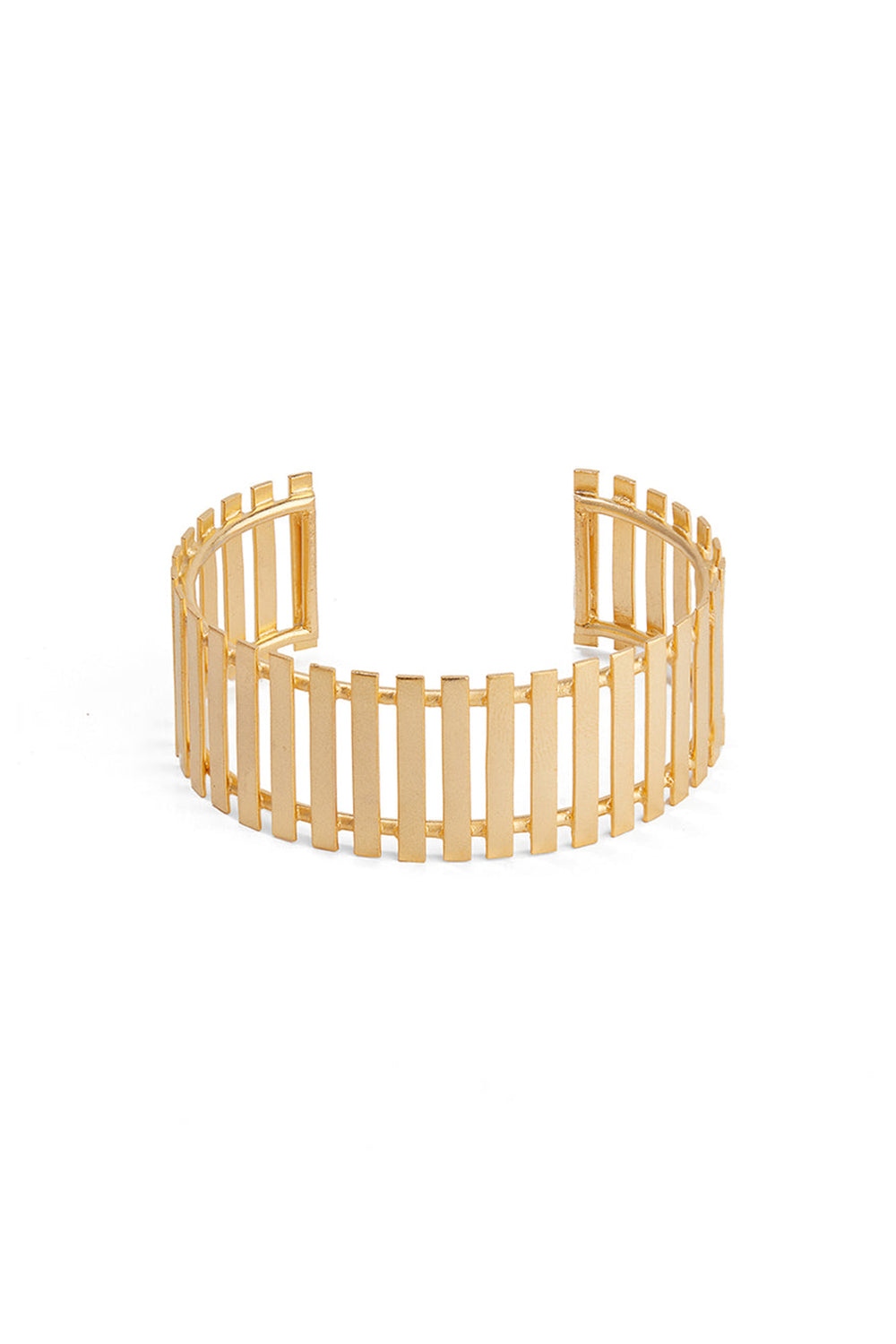 Golden Striped Fence Bracelet