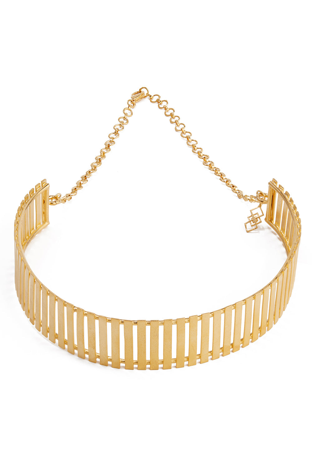 Golden Striped Fence Choker