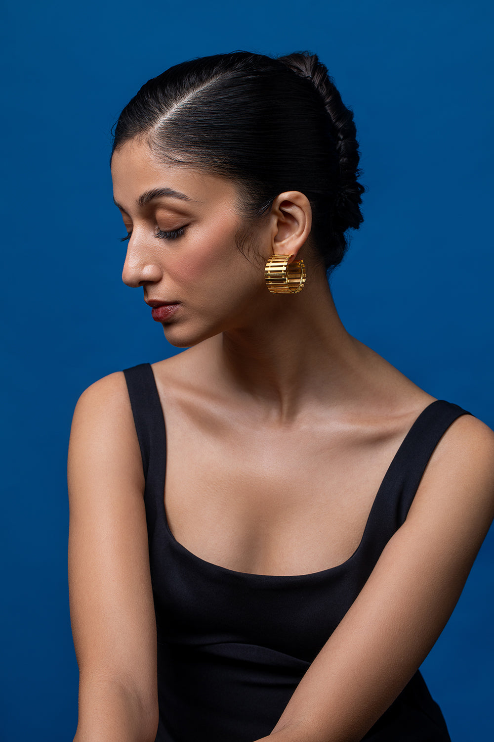 Golden Striped Fence Mini Hoops