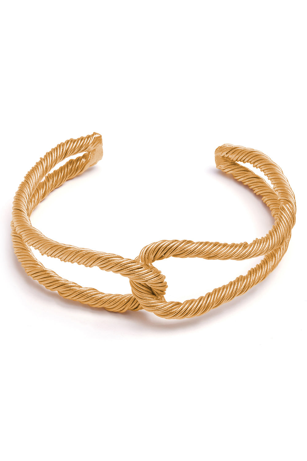 Golden Threaded Interlocked Bracelet
