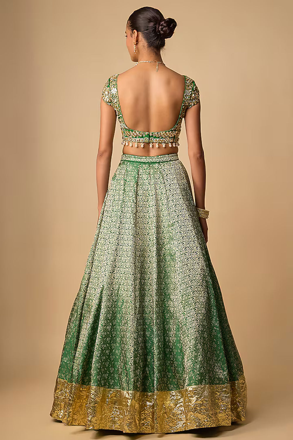 Green Lehenga Set