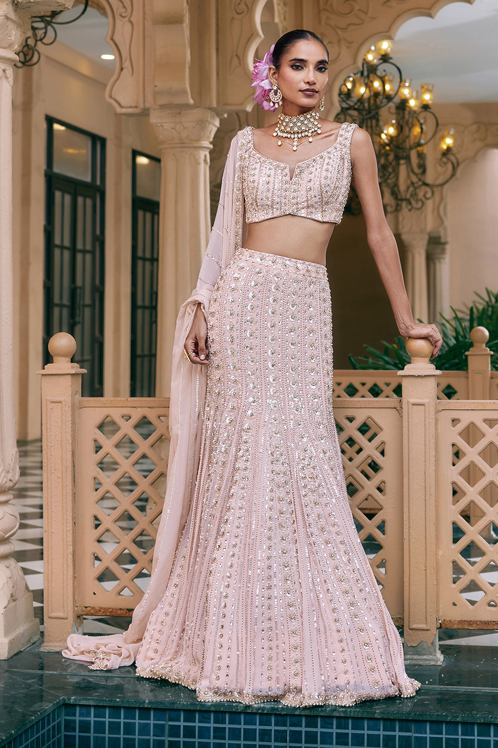 Gul Kamalutsav Lehenga Set