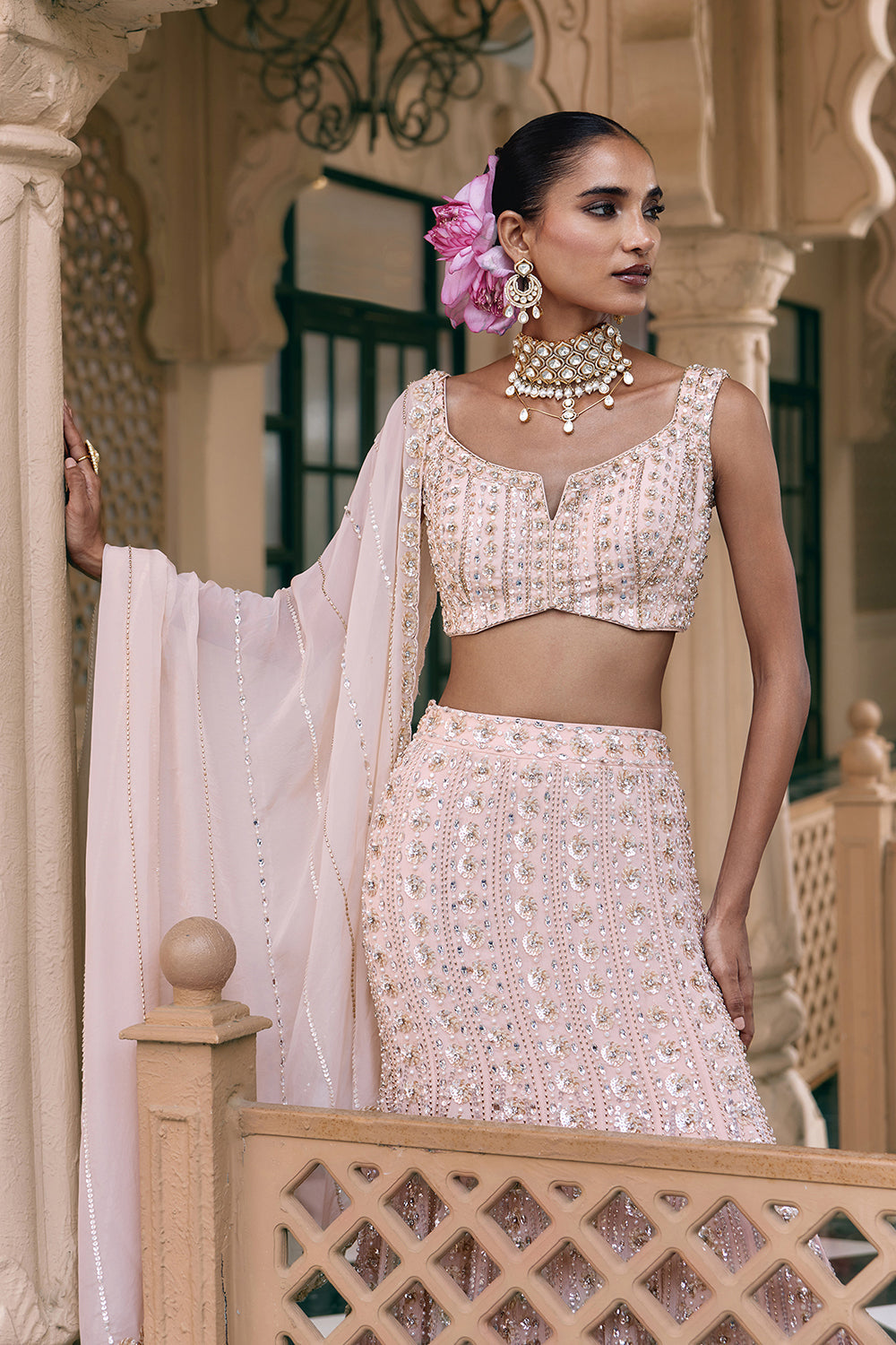 Gul Kamalutsav Lehenga Set