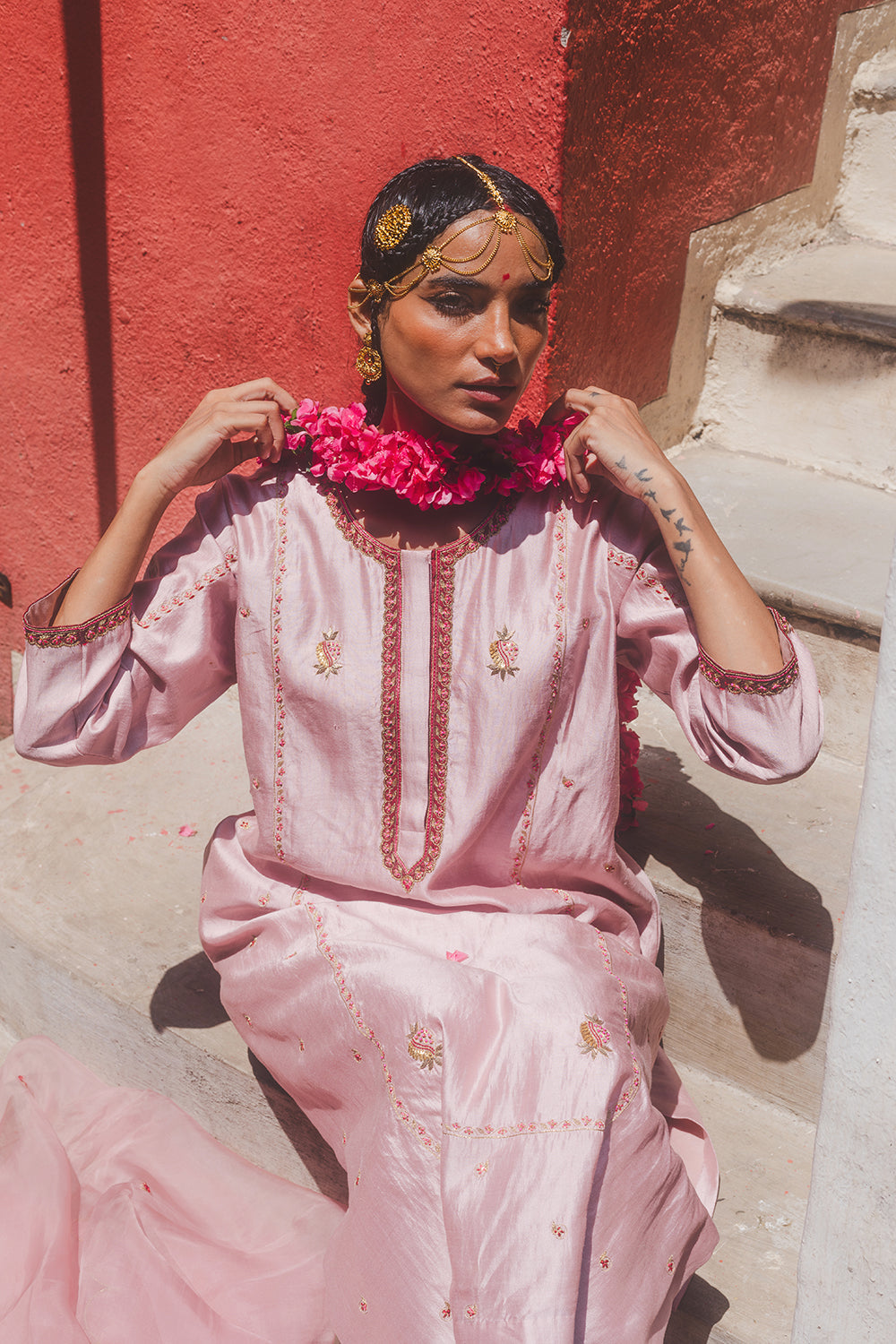 Gulab gully Kurta set