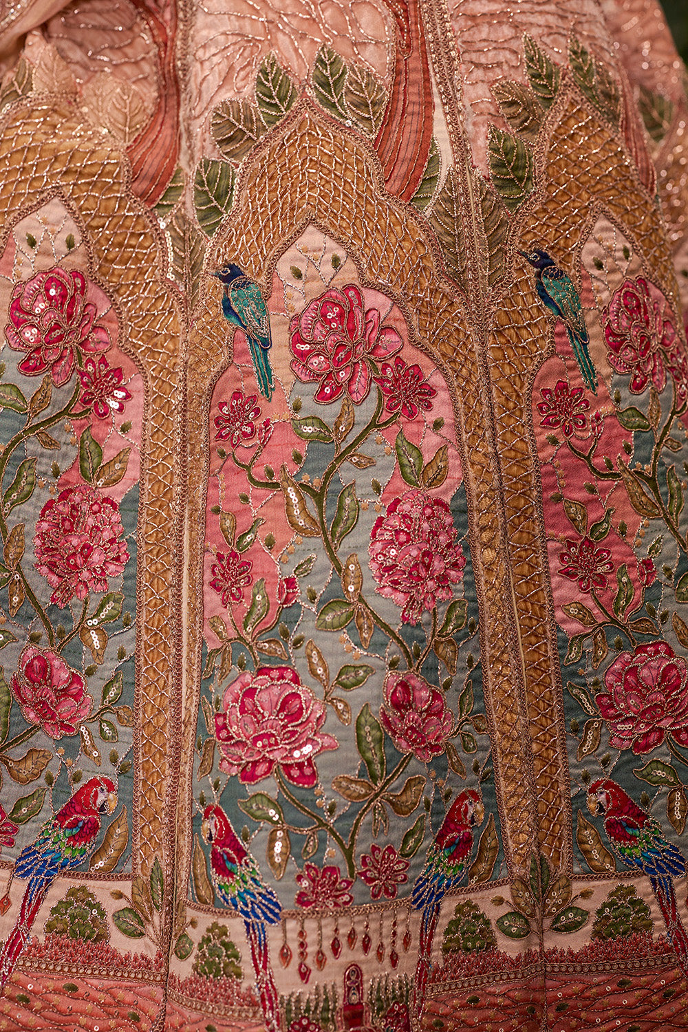Gulnaar- The Rose Garden Lehenga