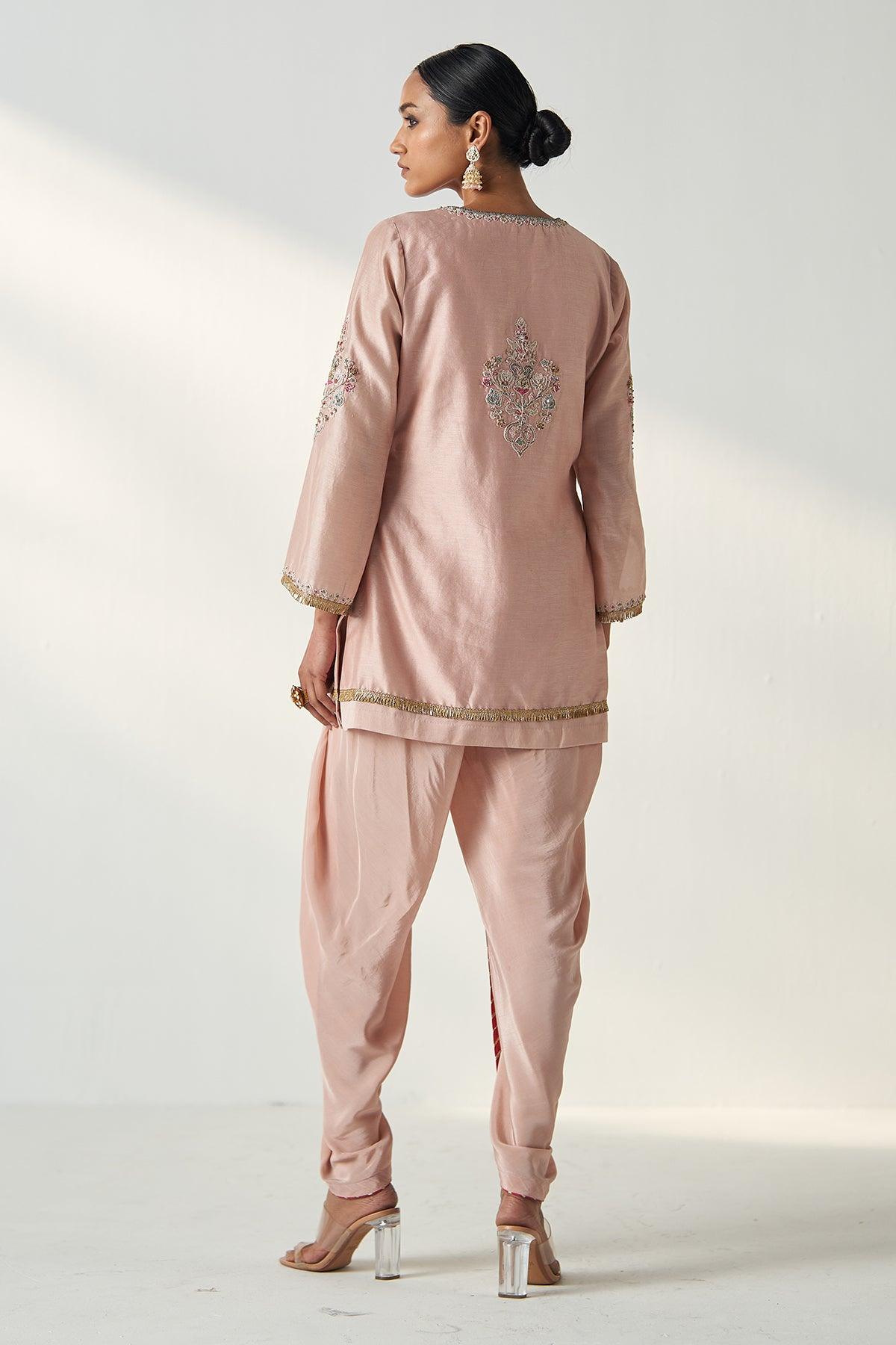 Pihu Blush Pink Tulip Pant Set