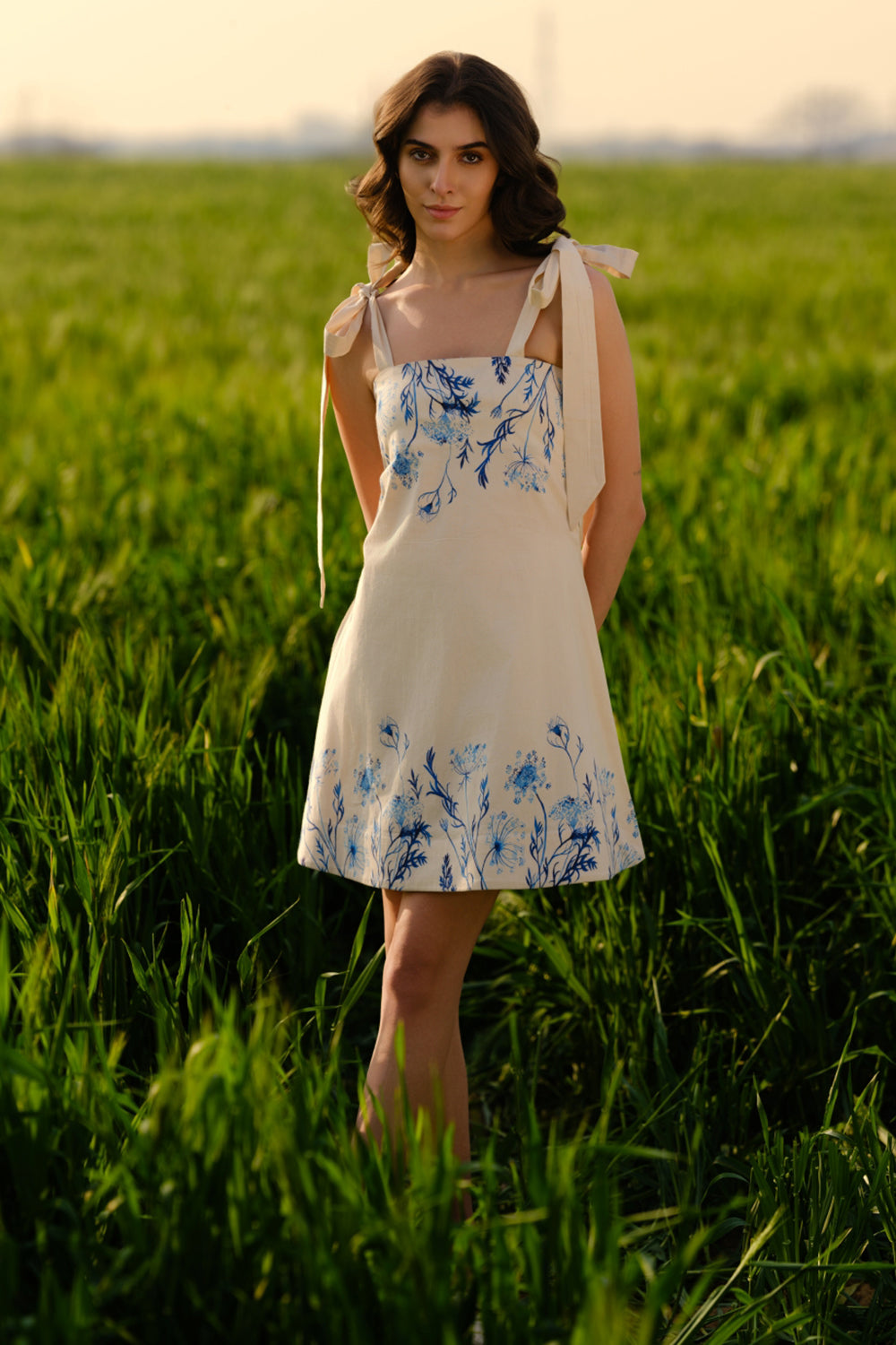 Indigo Meadow Short Dress