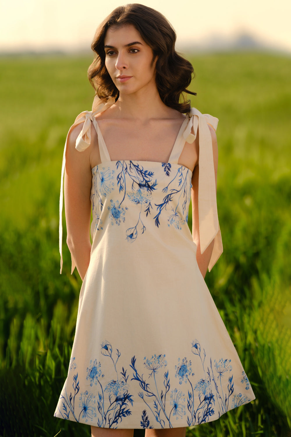 Indigo Meadow Short Dress