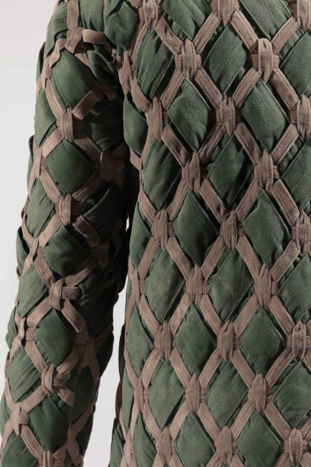 Interwoven Green & Beige Sweatshirt