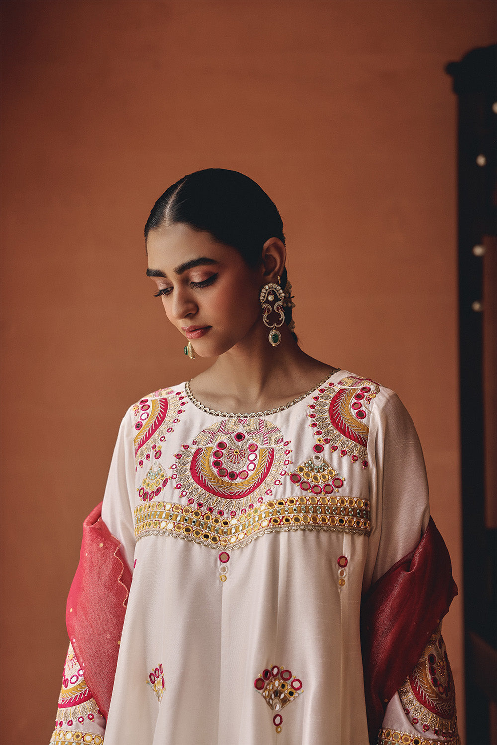 Ivory Shehnai Flared Set