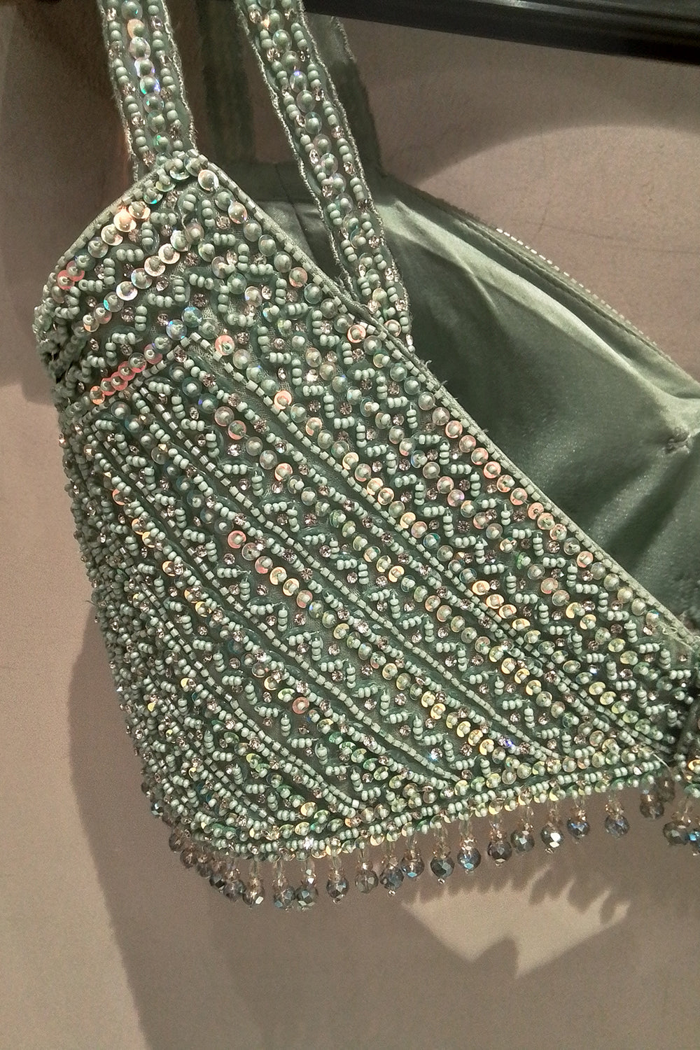 Jade Green Georgette Saree