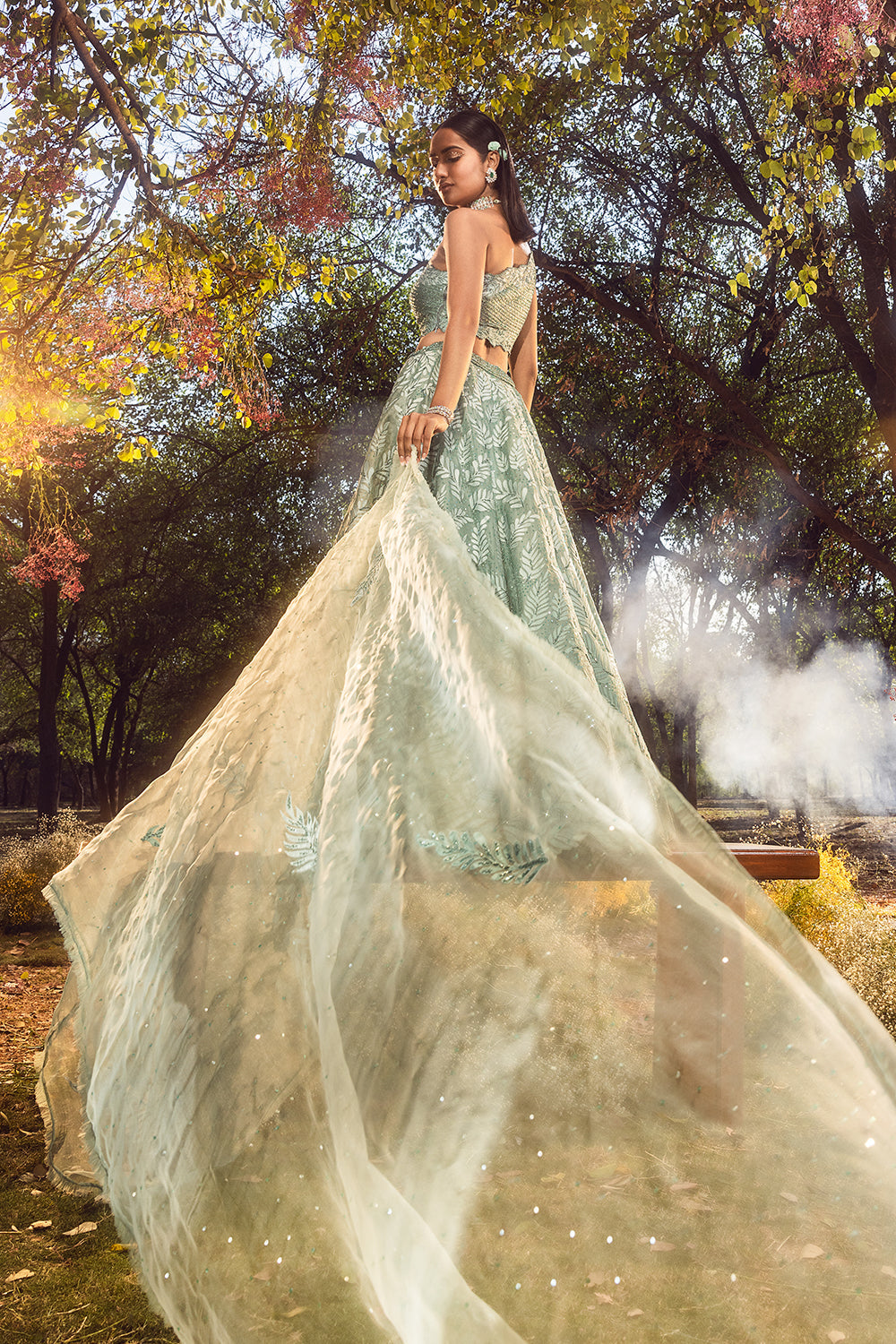 Jade Green Lehenga