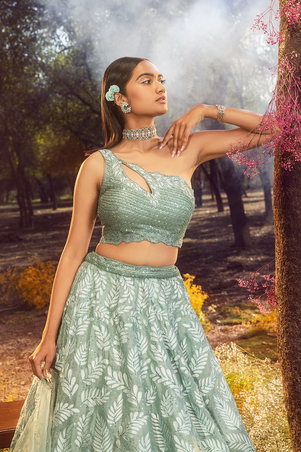Jade Green Lehenga