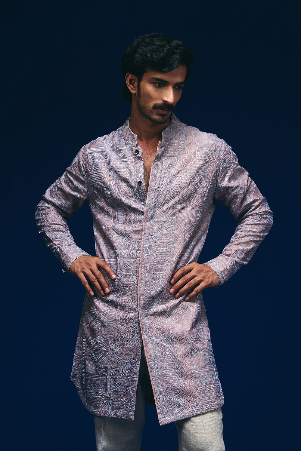 Jibaro Front Open Kurta Set