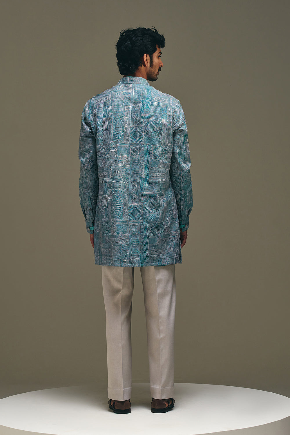 Jibaro Front Open Kurta Set