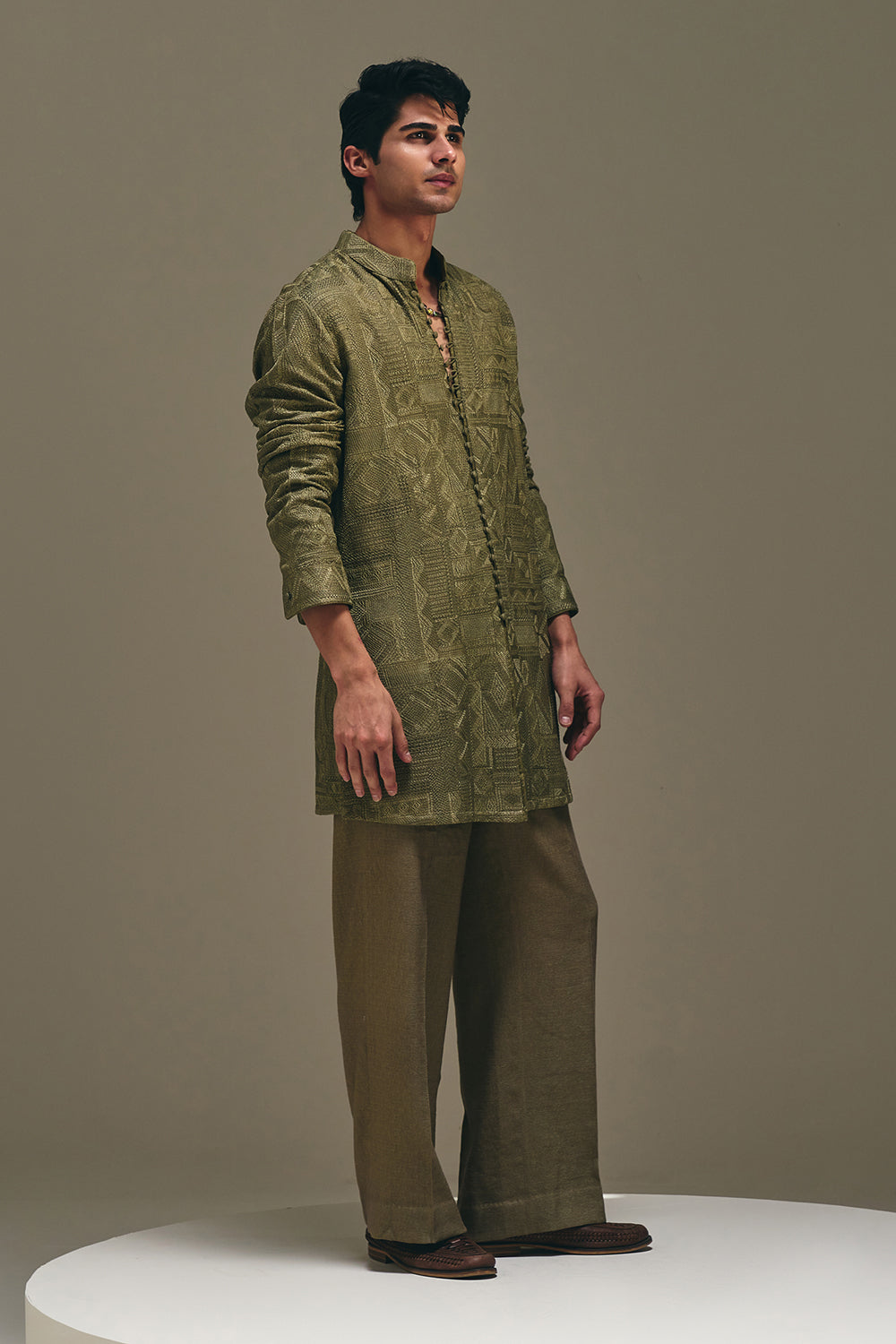 Jibaro Loop Button Kurta Set
