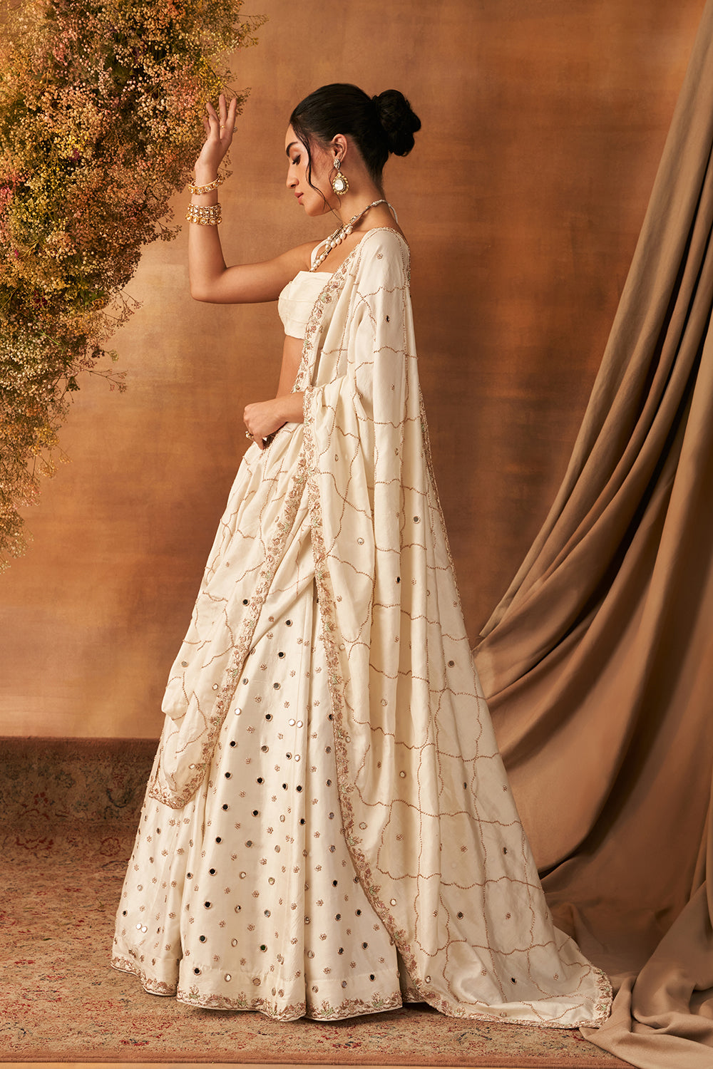 Kabok shine Lehenga set