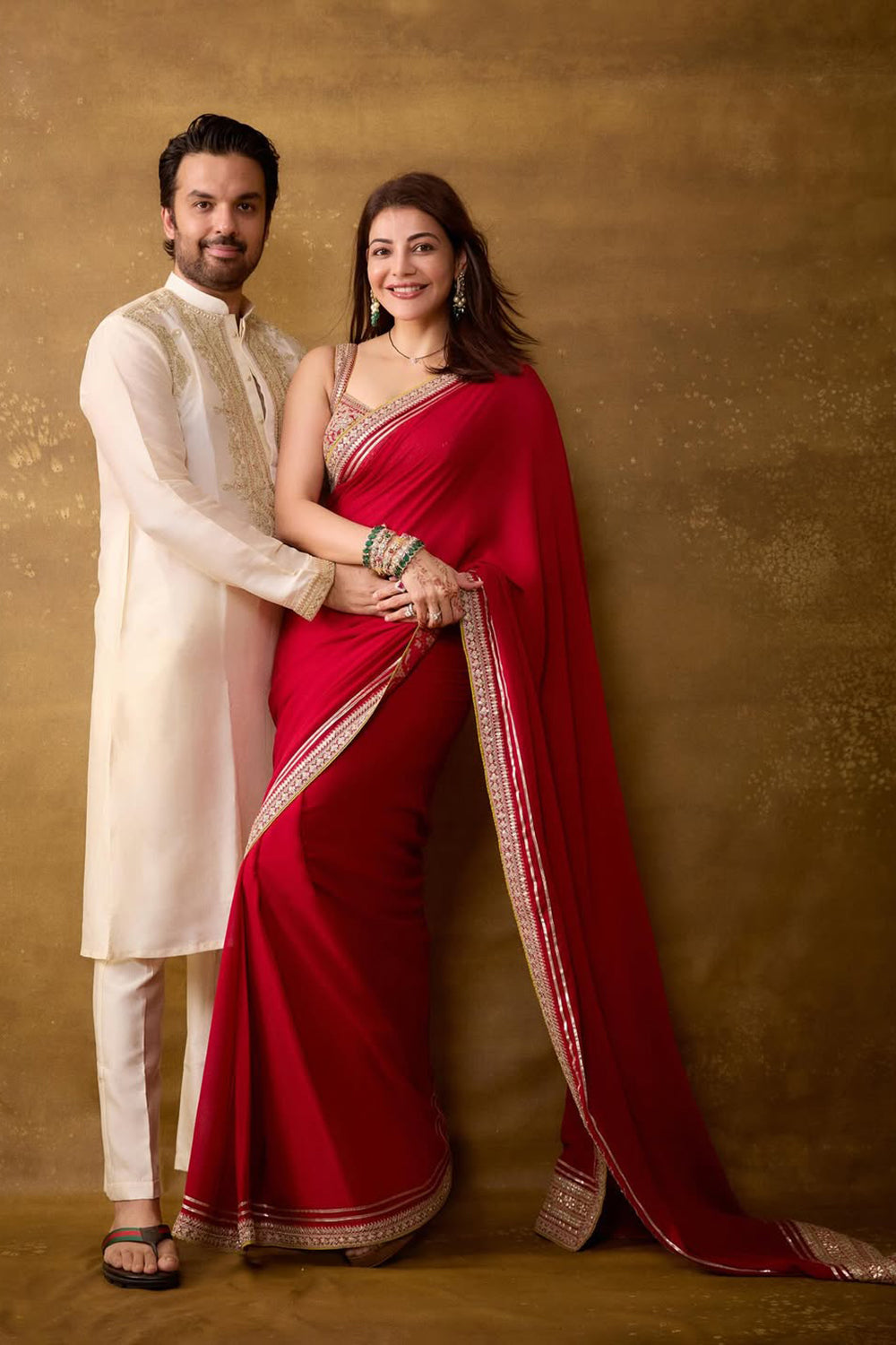 Kajal in Zohra Saree Set
