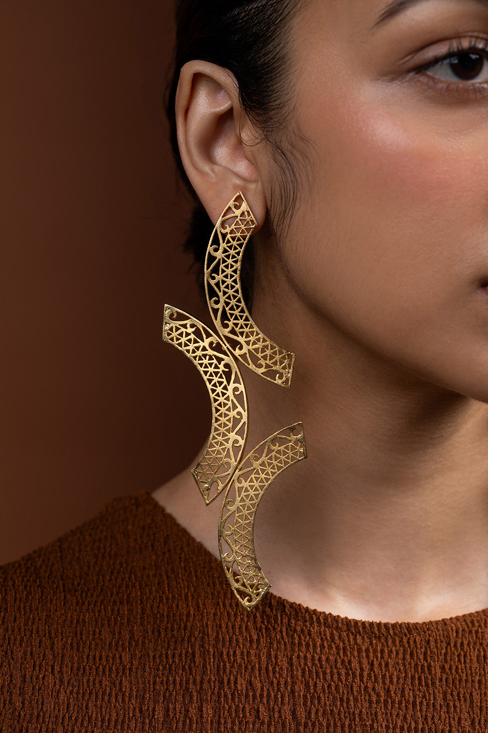 Kalchakra Lattice Earrings