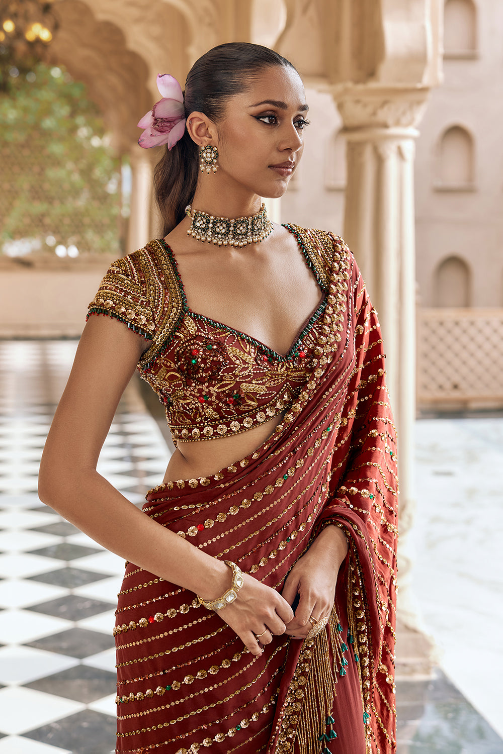 Kanak Padma Saree Lehenga