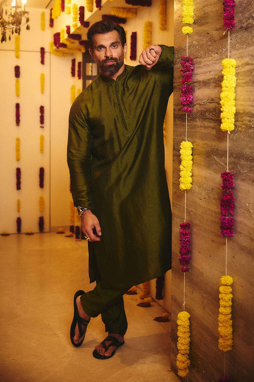 Karan Singh Grover in Farid Kurta Set