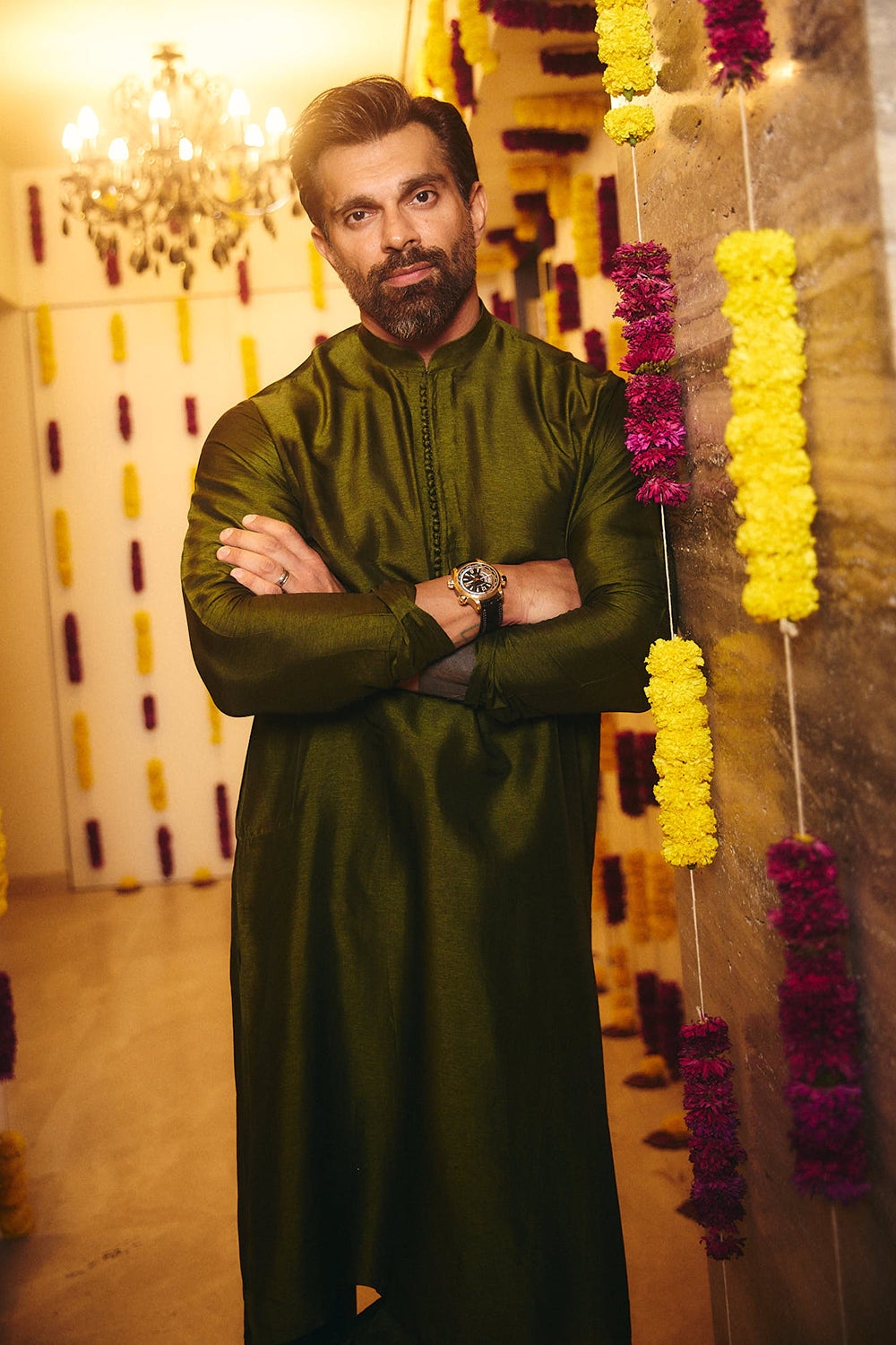 Karan Singh Grover in Farid Kurta Set