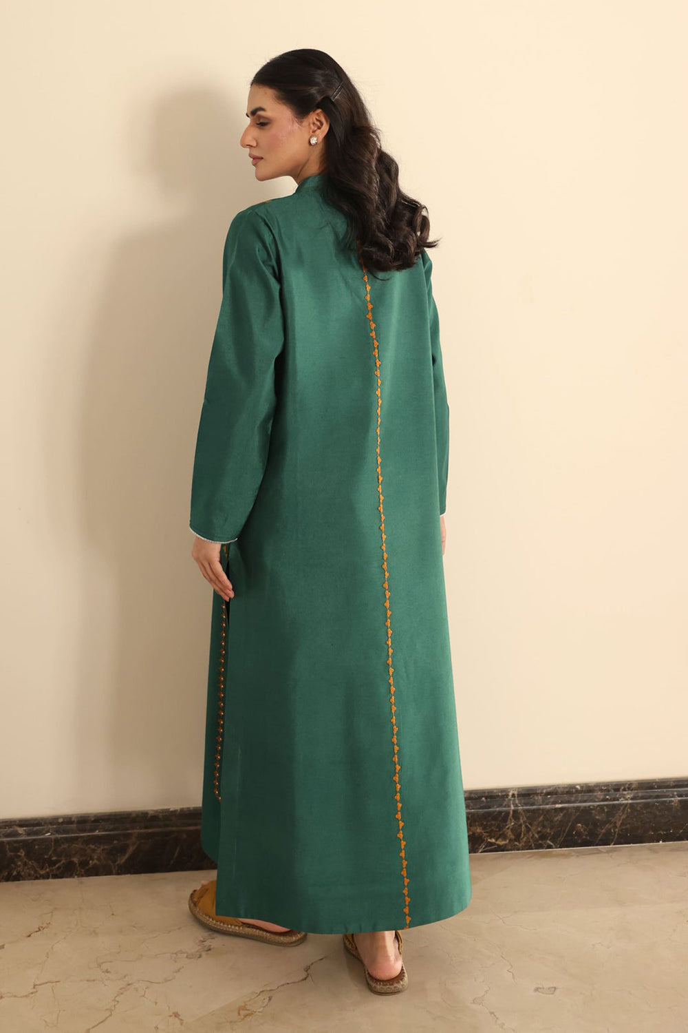 Khushboo & Pankaj Forest Threadwork Kurta Set