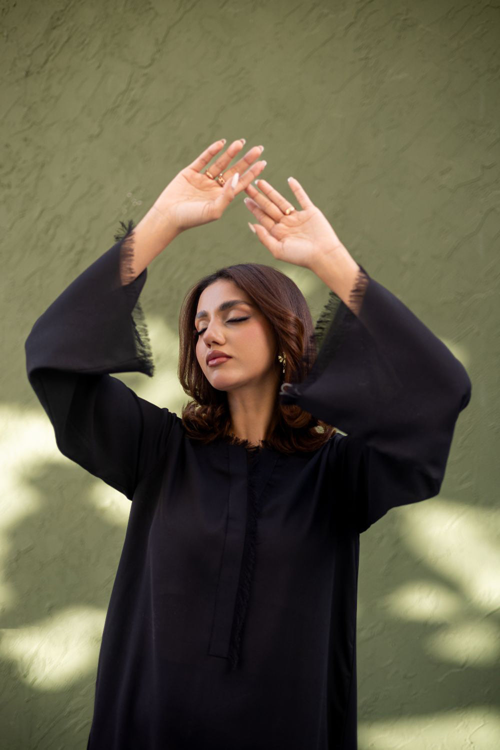 Khushboo & Pankaj Noir Ease Black Kurta Set